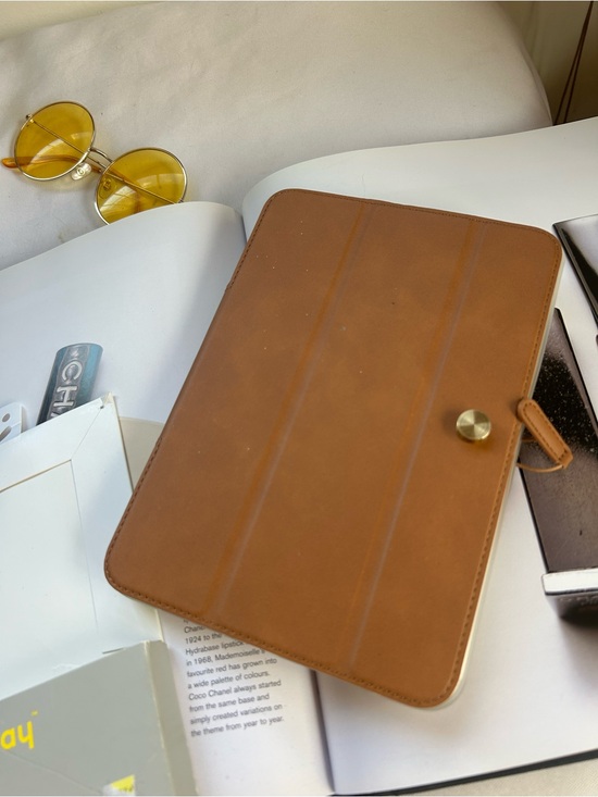 heyday Other - Heyday iPad mini 6 Classic Tan Leather Tablet Folio Case new